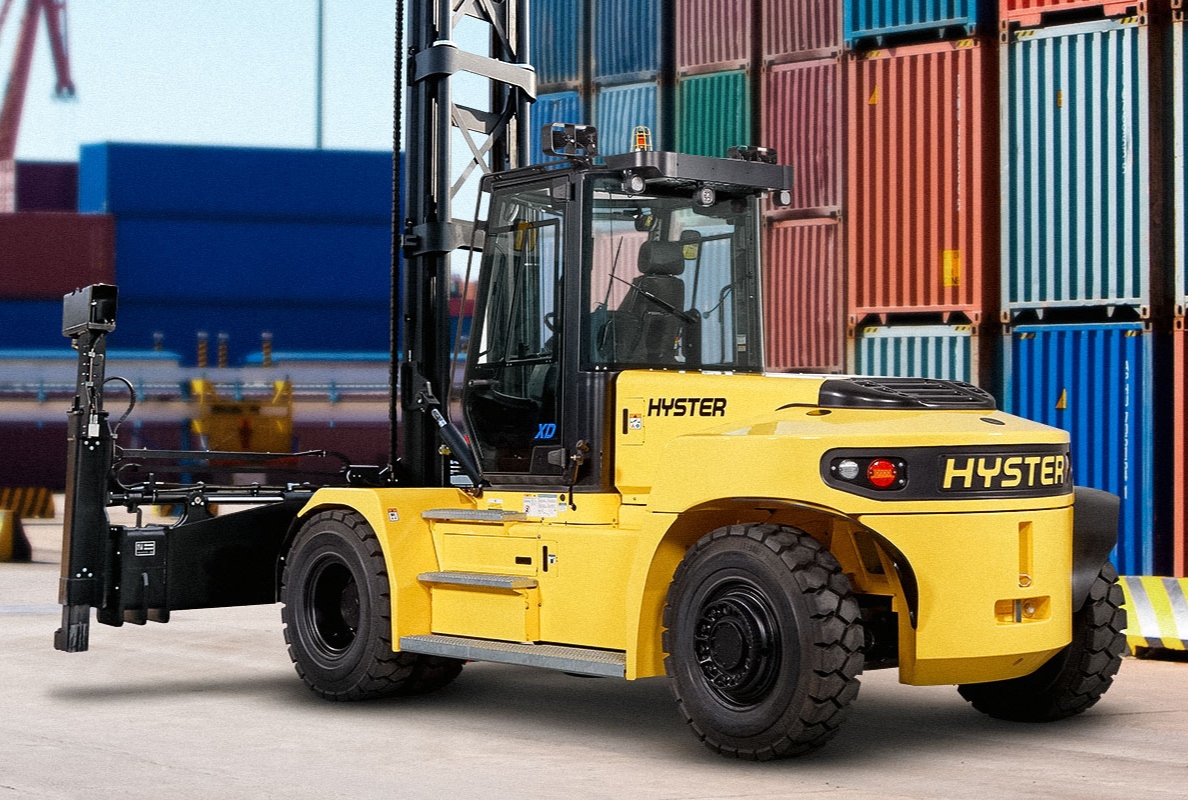 New Hyster® Battery Electric Empty Container Handler Helps Decarbonise Fleets