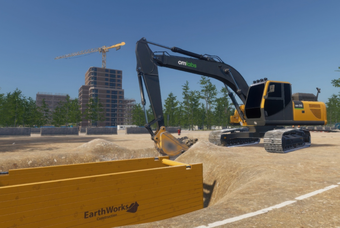 CM Labs Expands Tracked Excavator Simulation Curriculum to Tackle High-Risk Demolition and Trenching