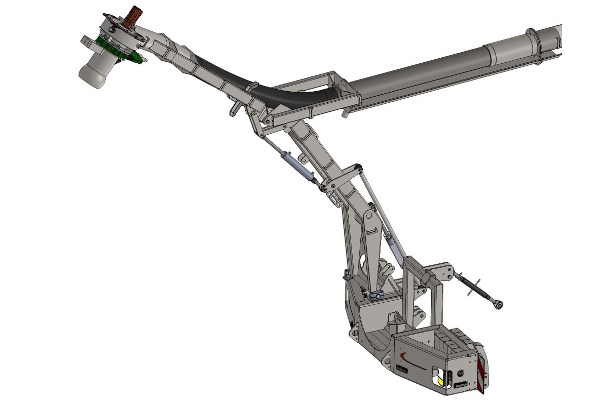 Fliegl Agrartechnik GmbH presents the Tele front suction arm