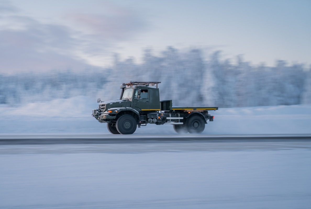 Winter Testing Mercedes-Benz Trucks January 2026