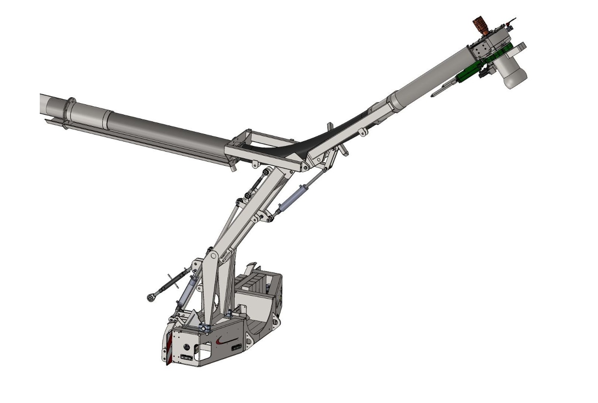 Fliegl Agrartechnik GmbH presents the Tele front suction arm
