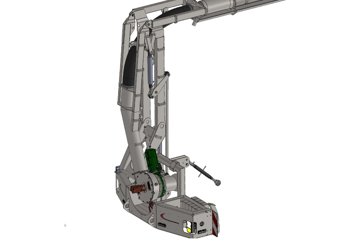 Fliegl Agrartechnik GmbH presents the Tele front suction arm