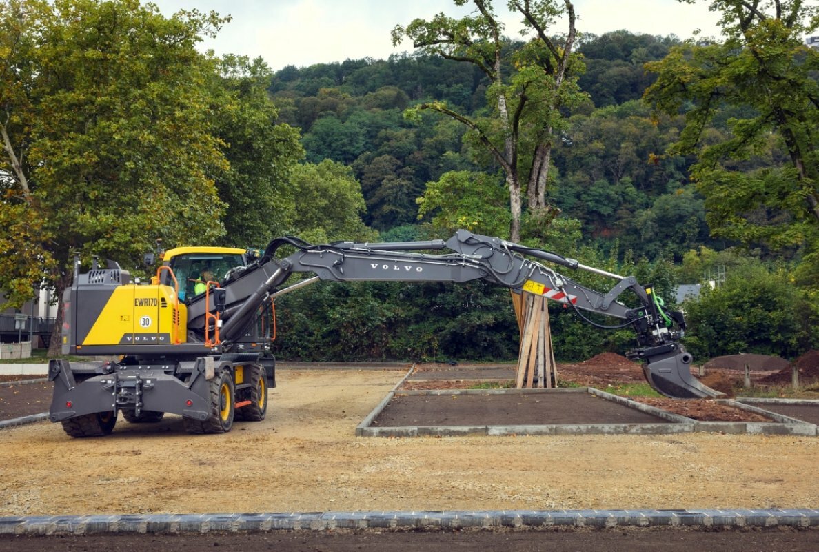 Swing into action - Volvo Construction Equipment unveil their new generation EWR150 and EWR170 short swing wheeled excavators