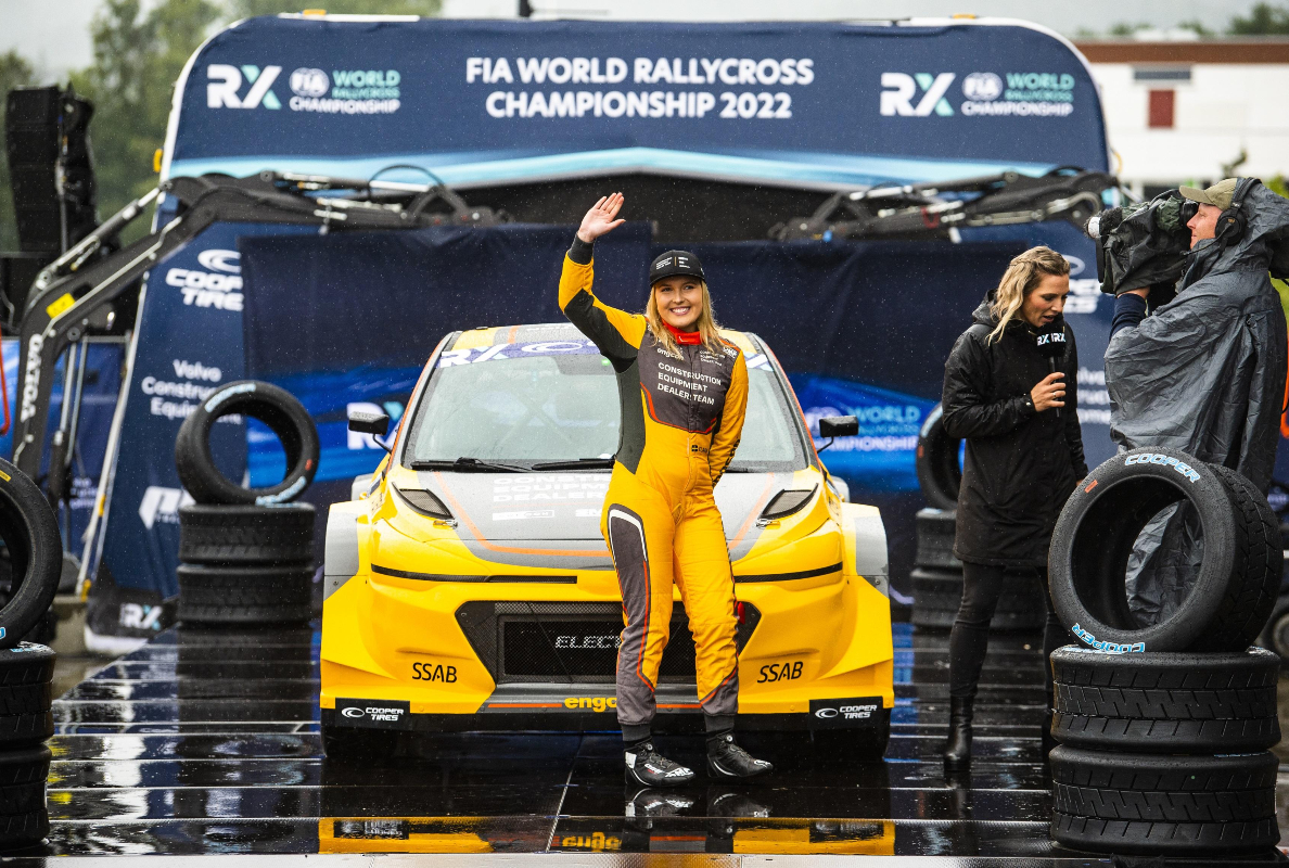 Driver Klara Andersson is the first permanent female competitor in World RX history