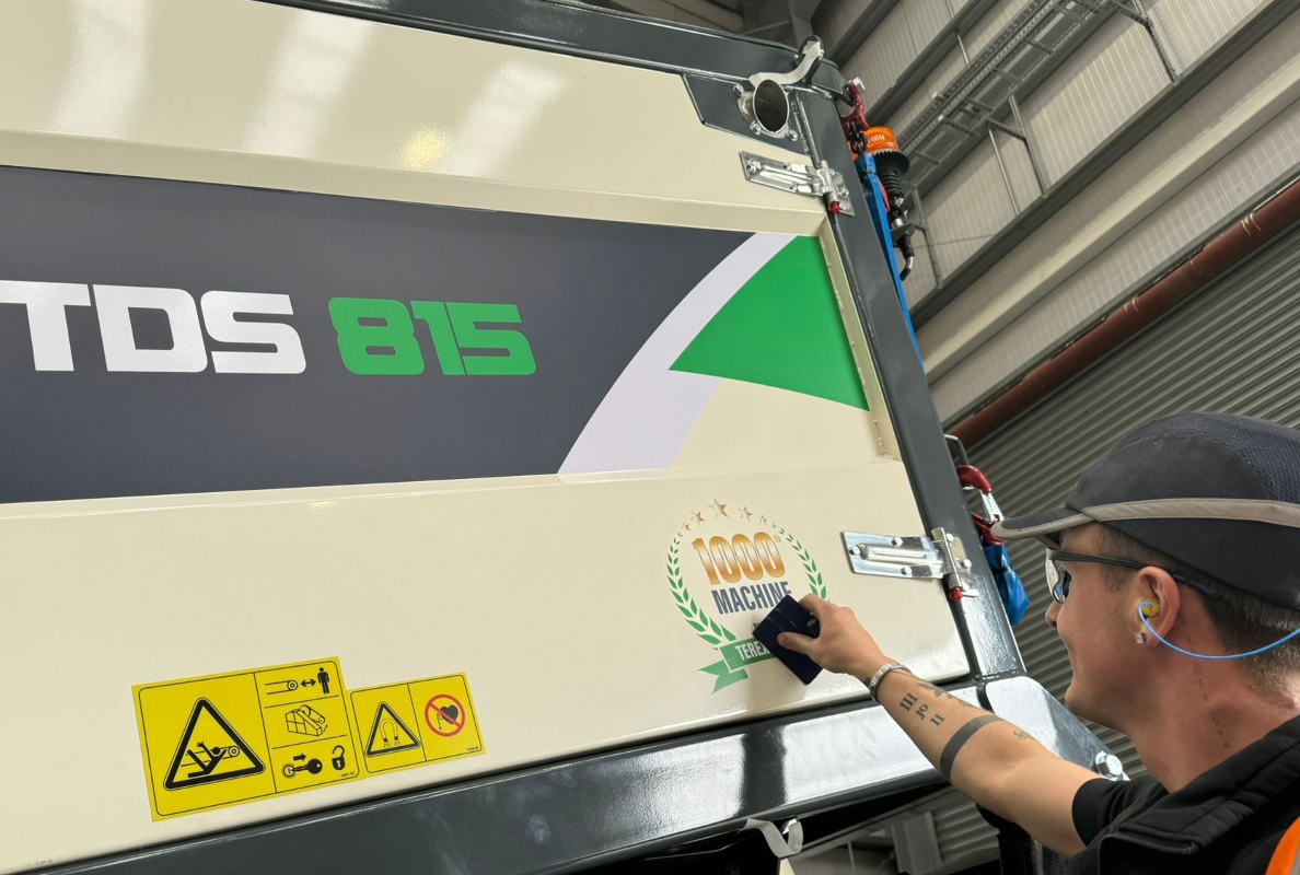 The 1000th machine was the Terex Ecotec TDS 815