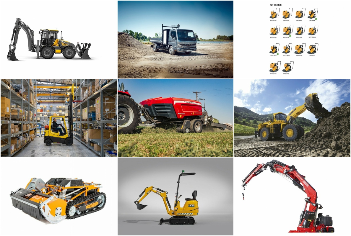 Product launches of February: part 2 (Komatsu loaders, JCB excavators, Hyster forklift, and more)