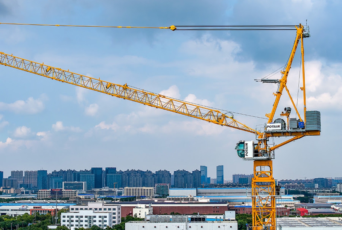 Potain Launches MCR 505 J25 Luffing Jib Tower Crane