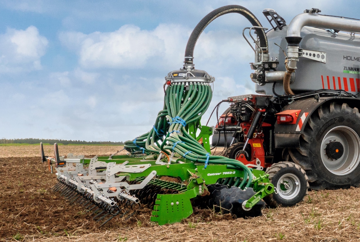 Catros + 7003-2 pro with double harrow