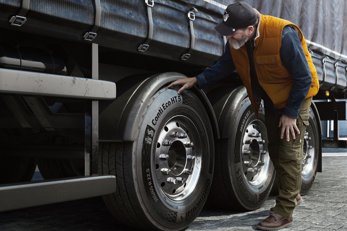 New Conti Eco HT 5 trailer tire: Completing fifth-generation Conti Eco portfolio for freight transport.