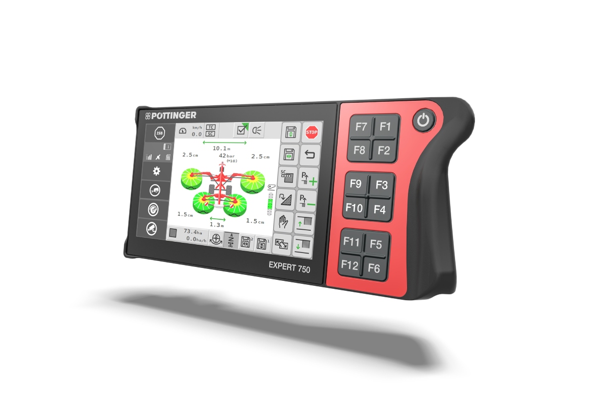 EXPERT 750: New Pöttinger ISOBUS control terminal