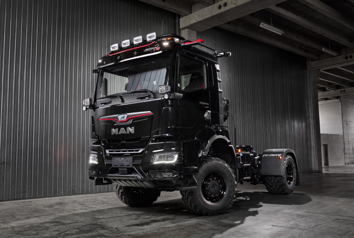 The MAN TGS 18.540 4x4 BL