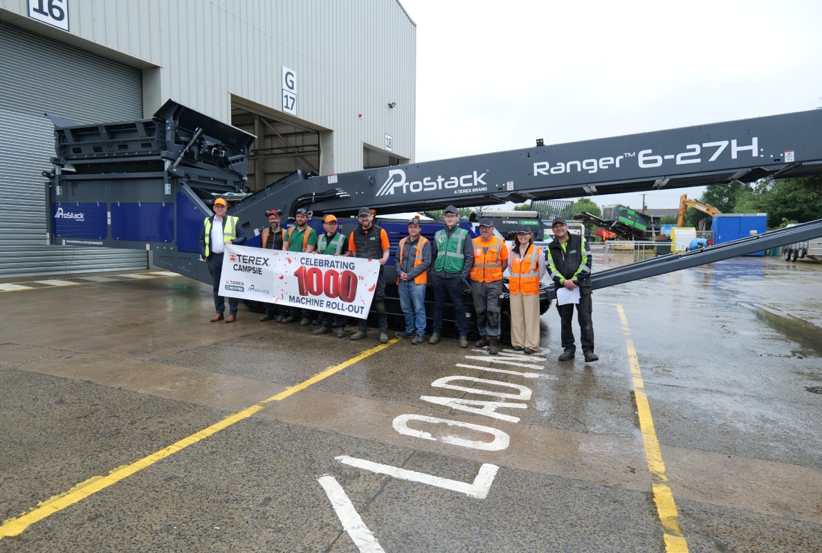 As well as manufacturing for Terex Ecotec environmental equipment, Terex Campsie also manufactures for ProStack range of bulk handling conveyors