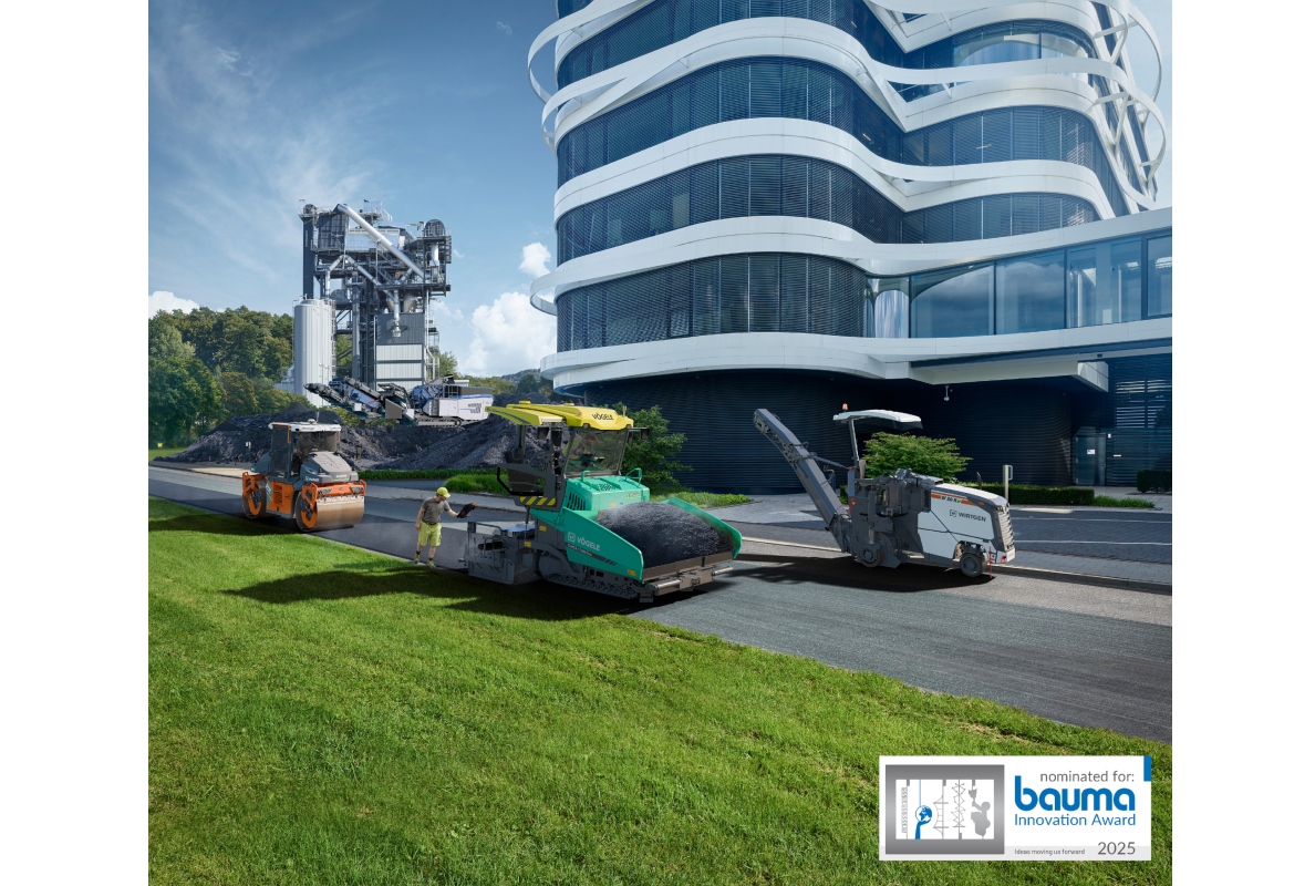 The Wirtgen Group Production System for construction sites with local zero-emissions makes it possible to assure compliance with the strict threshold values for emissions applicable especially on urban construction sites and simultaneously increase profitability.