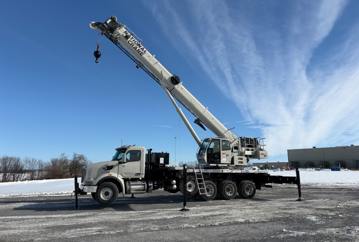 National Crane launches NTC80 boom truck at CONEXPO 2026 to meet demand for higher-capacity, roadable lifting