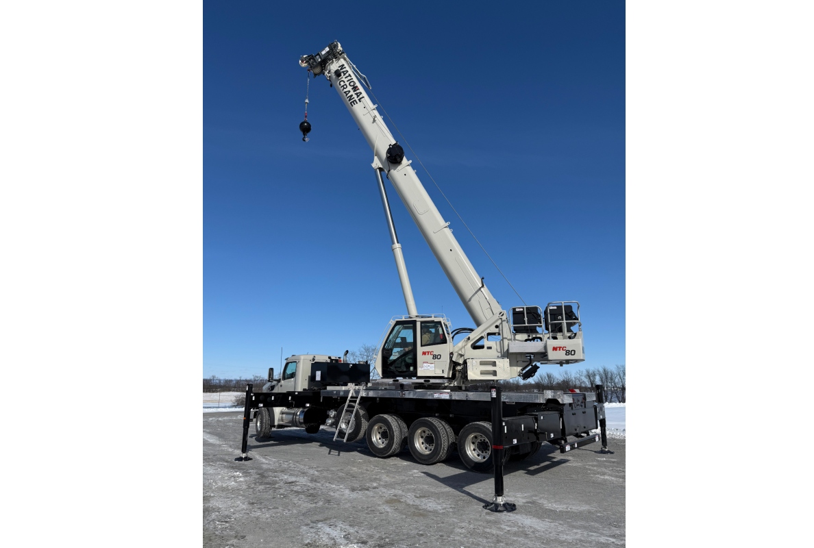 National Crane launches NTC80 boom truck at CONEXPO 2026 to meet demand for higher-capacity, roadable lifting