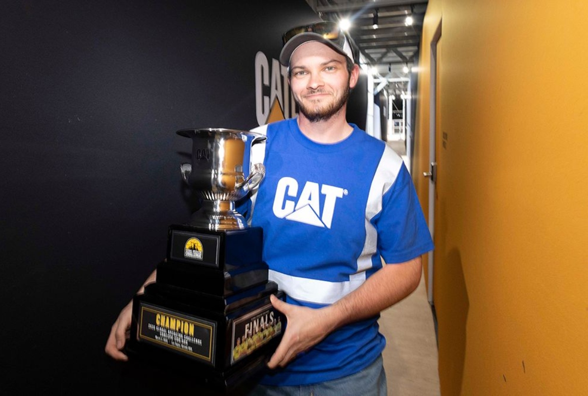 Brian Hayden from the United States of America was named Caterpillar´s Global Operator Challenge Champion.