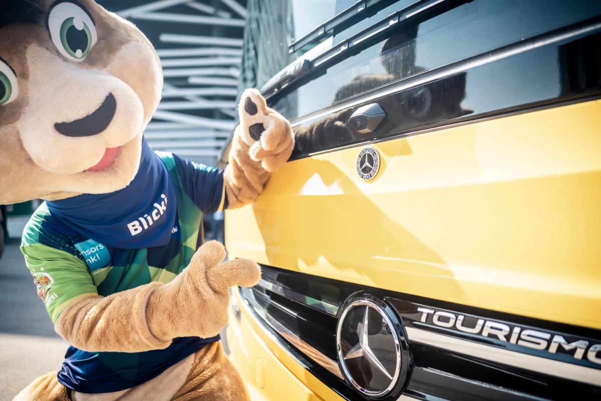 Mercedes-Benz Safety Truck and Safety Coach promote road safety for children