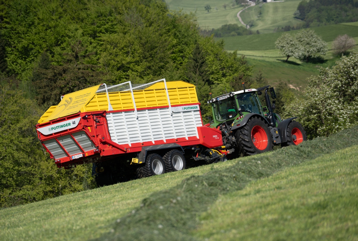 Clean forage and a high load capacity
