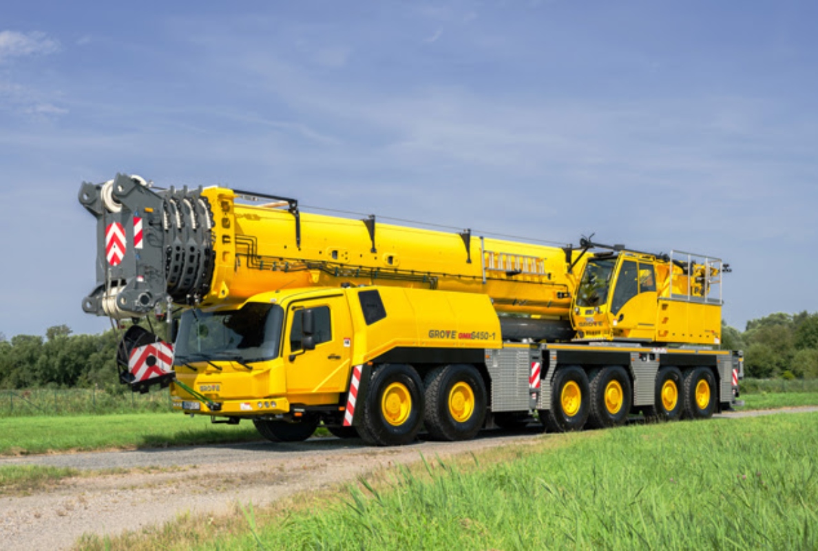 Grove’s new GMK6450-1 all-terrain crane.