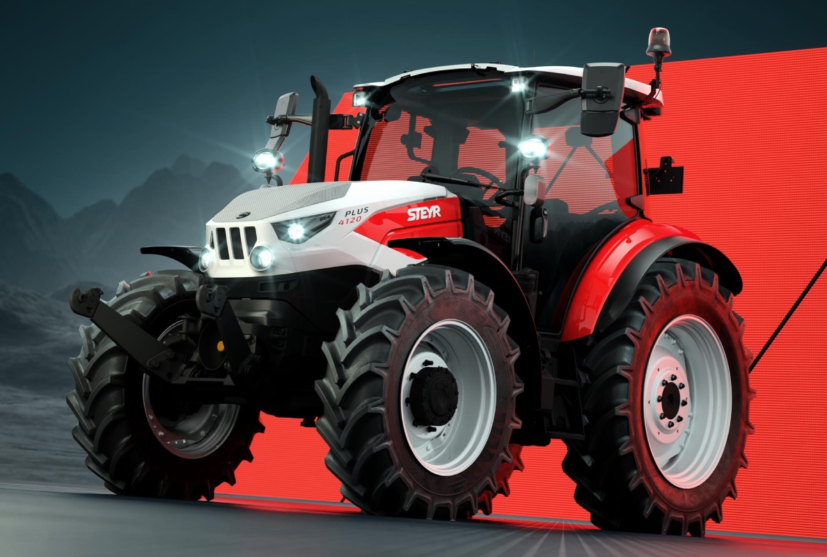 The award winning STEYR Plus Tractor.