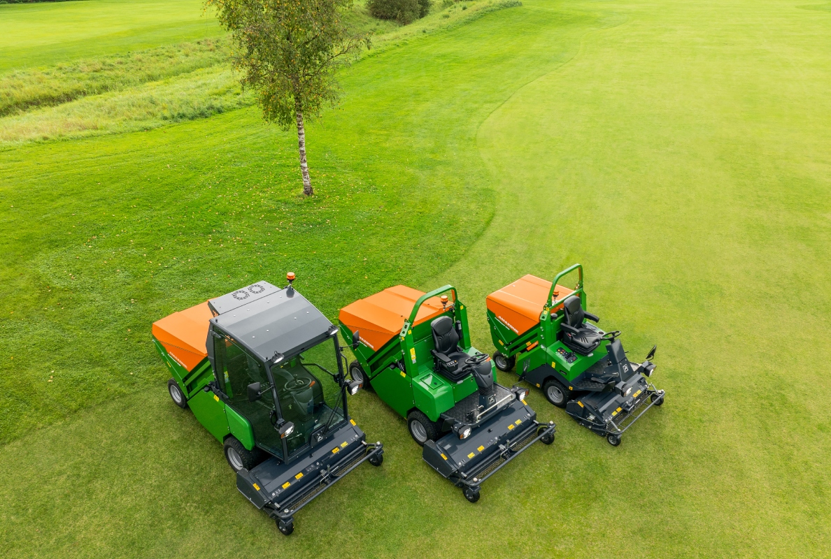 AMAZONE favours green and orange for a strong brand identity