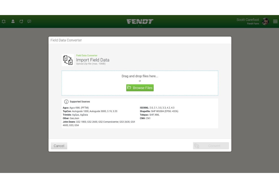 New functions added to FendtONE