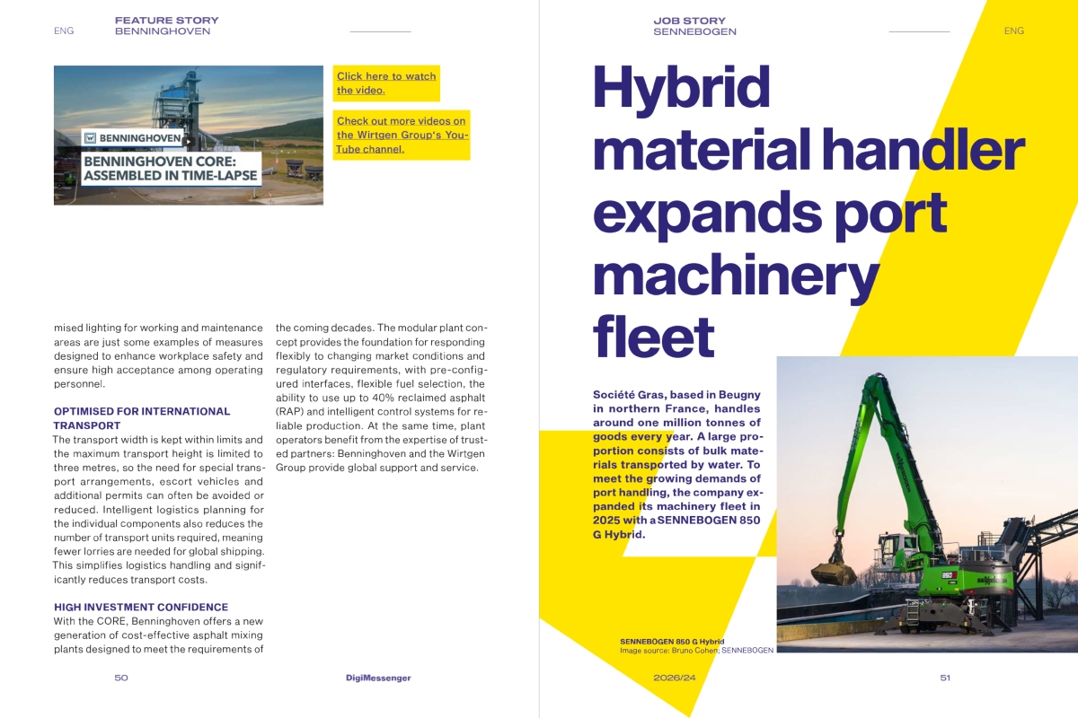 SENNEBOGEN 850 G Hybrid proves its value in port handling