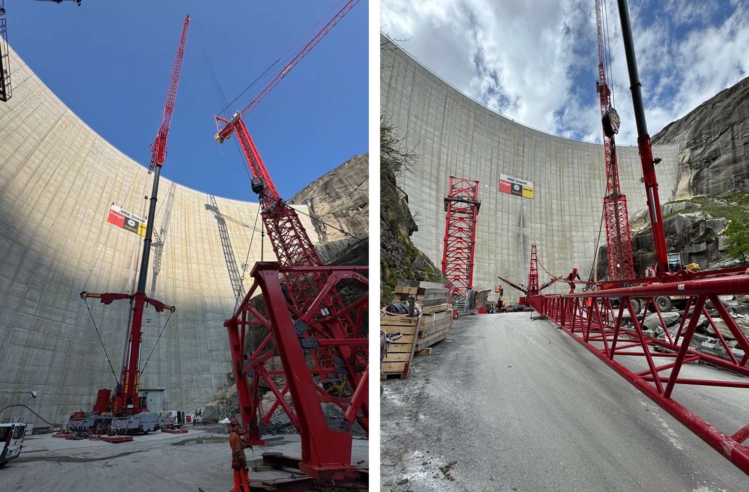 4.5 years of crane operation at the Grimsel Pass