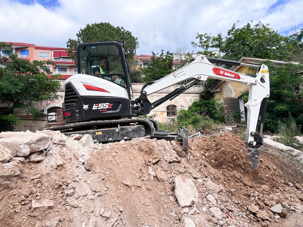 Bobcat Equipment Vital to Redevelopment of Former Rossani Barracks in Bari in Italy