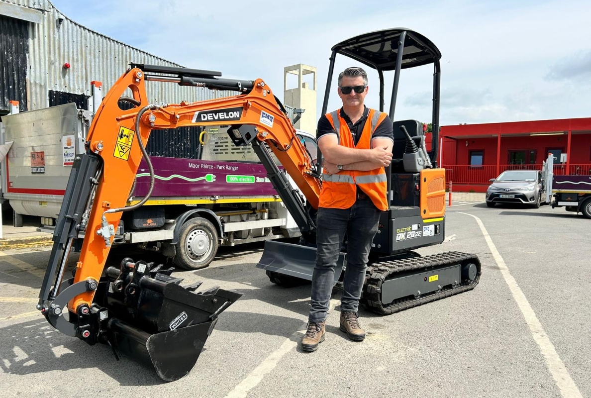 EMS Supplies First Develon Electric Excavators in Ireland