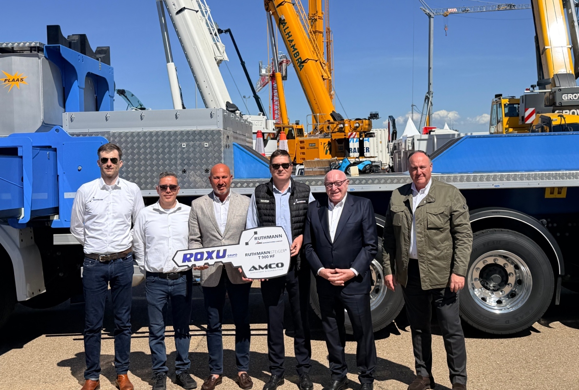 GRUPO ROXU takes delivery of its third RUTHMANN STEIGER® T 900 HF at SMOPYC 2026