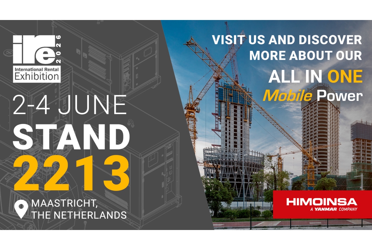 HIMOINSA at IRE Maastricht: Mobile Power solutions for the rental sector