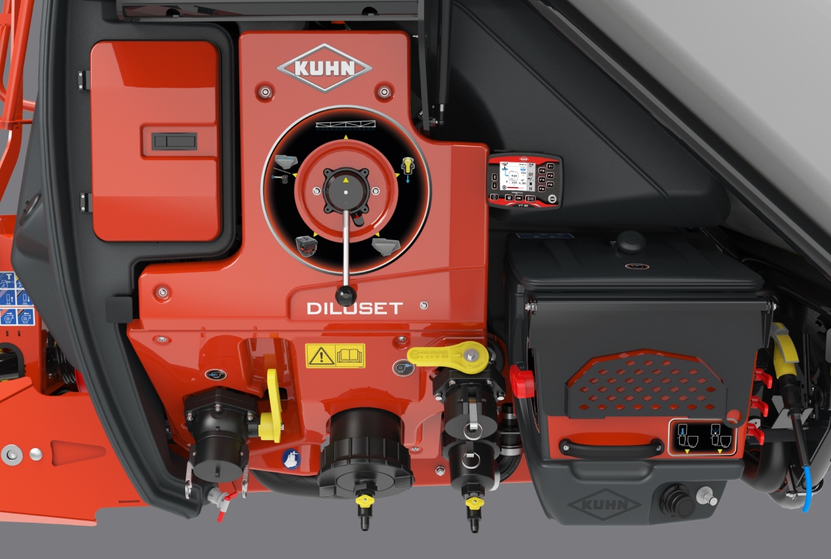 The DILUSET solution system assists the operator throughout every stage of the process