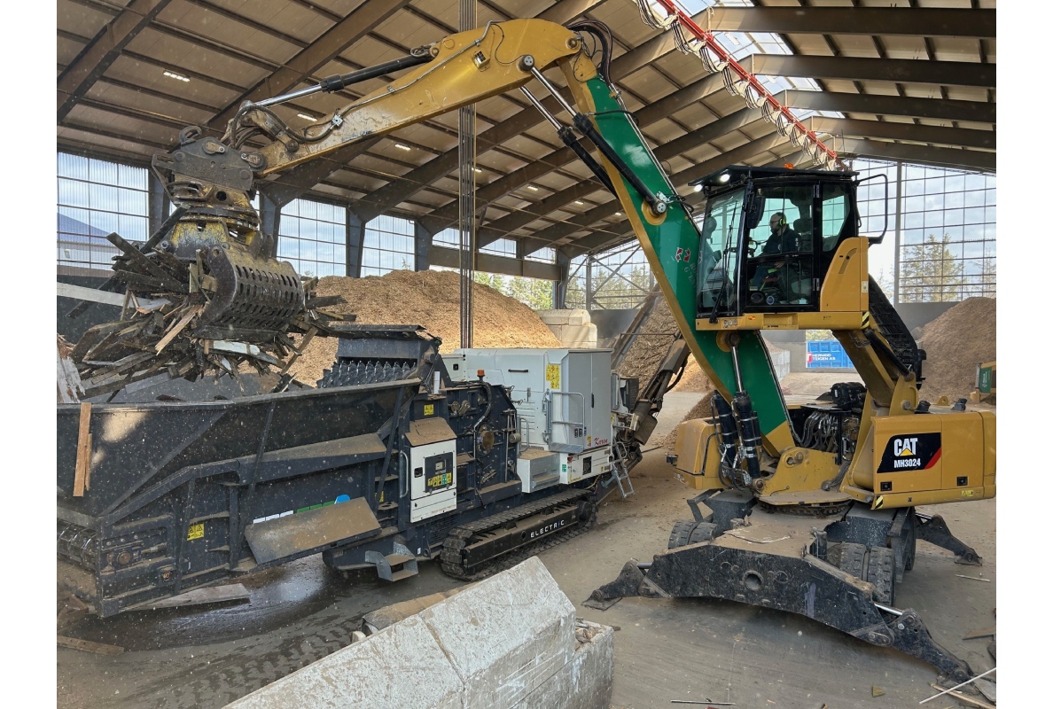 Terex Ecotec Shredder Triples Capacity for Rogaland Gjenvinning