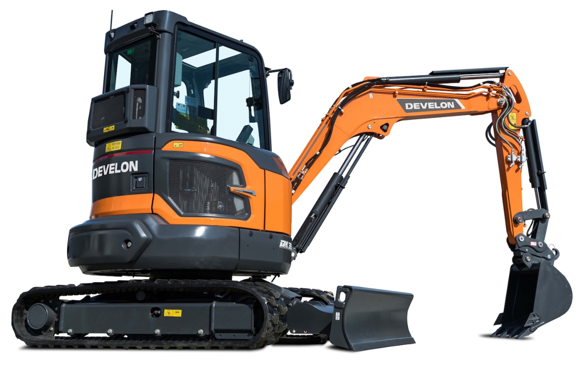 DEVELON to Premiere DX10Z-7 Mini-Excavator at Galabau