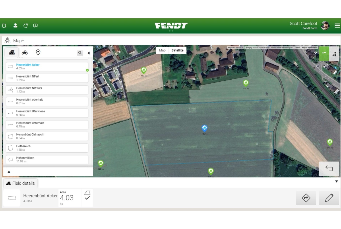 New functions added to FendtONE