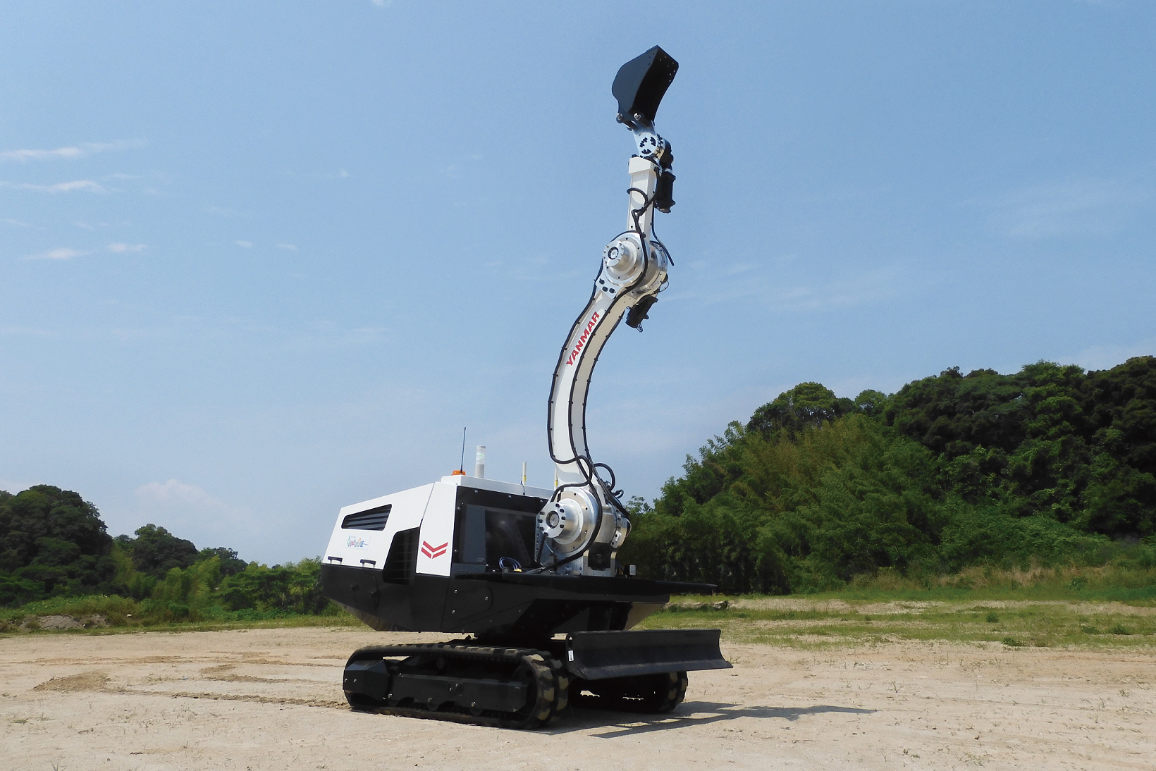 Next-Gen work machine prototype with Force Control Technology.