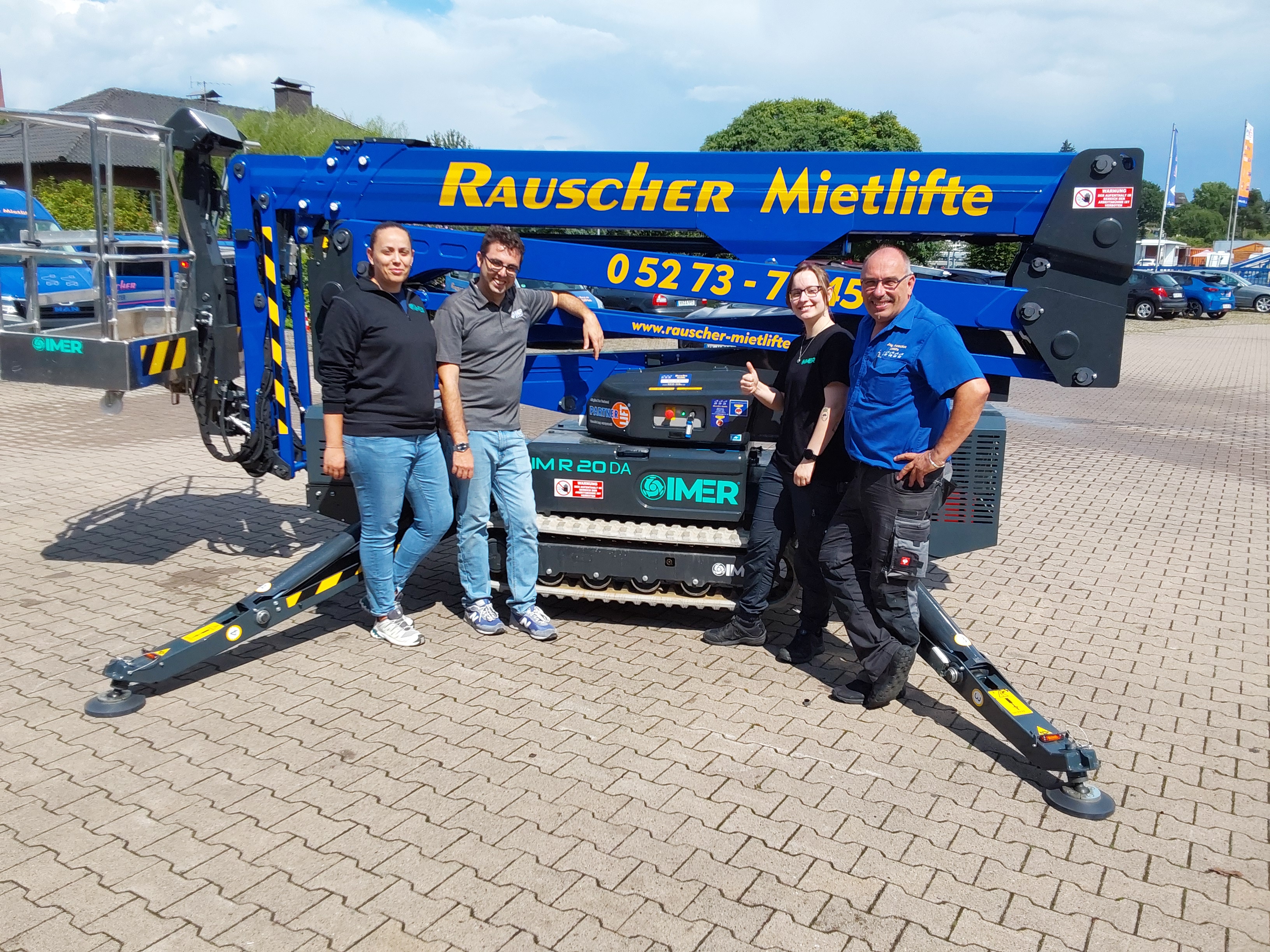 IM R 20 DA crawler work platform from IMER Access
