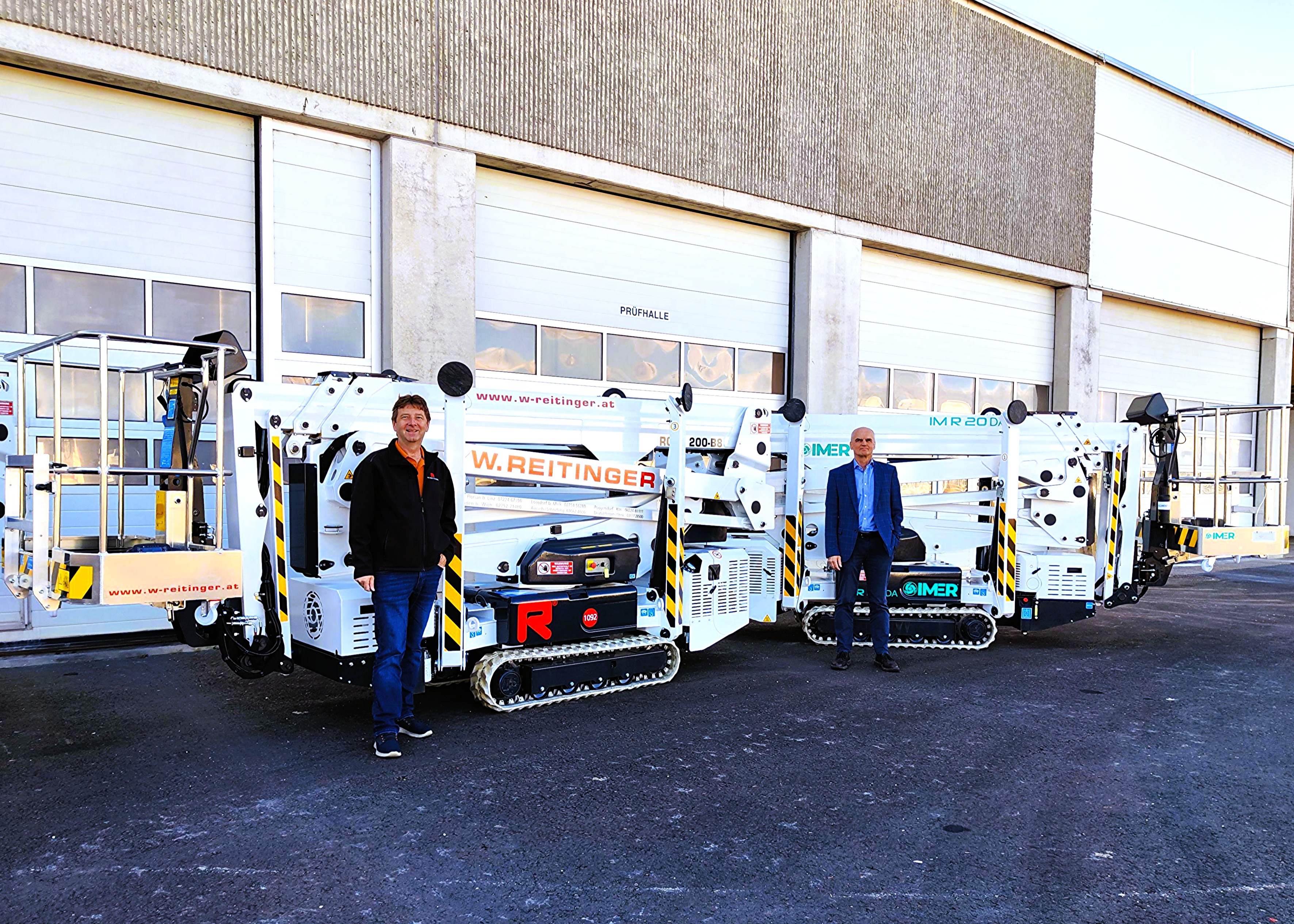 W. Reitinger GmbH adds a new manufacturer to its spider lift fleet with four units of the new 20 m R20 DA from IMER Access