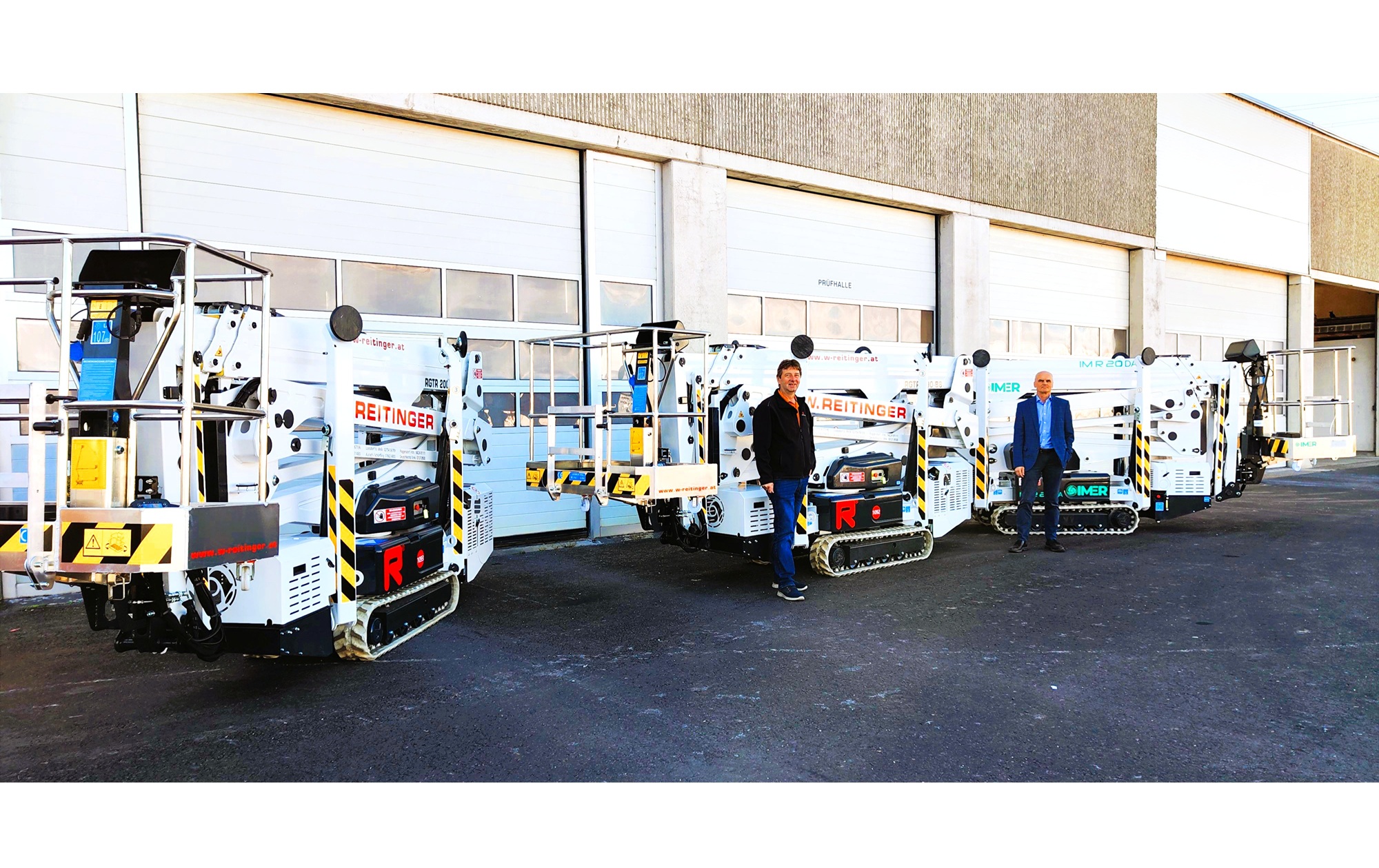 W. Reitinger GmbH adds a new manufacturer to its spider lift fleet with four units of the new 20 m R20 DA from IMER Access