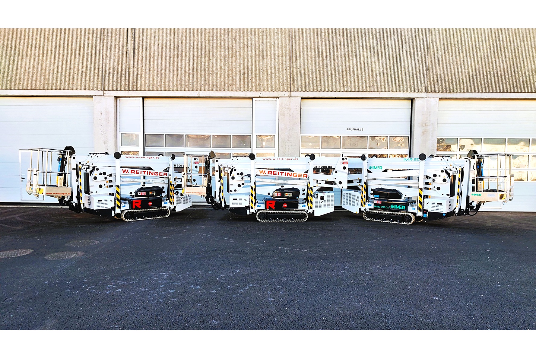 W. Reitinger GmbH adds a new manufacturer to its spider lift fleet with four units of the new 20 m R20 DA from IMER Access