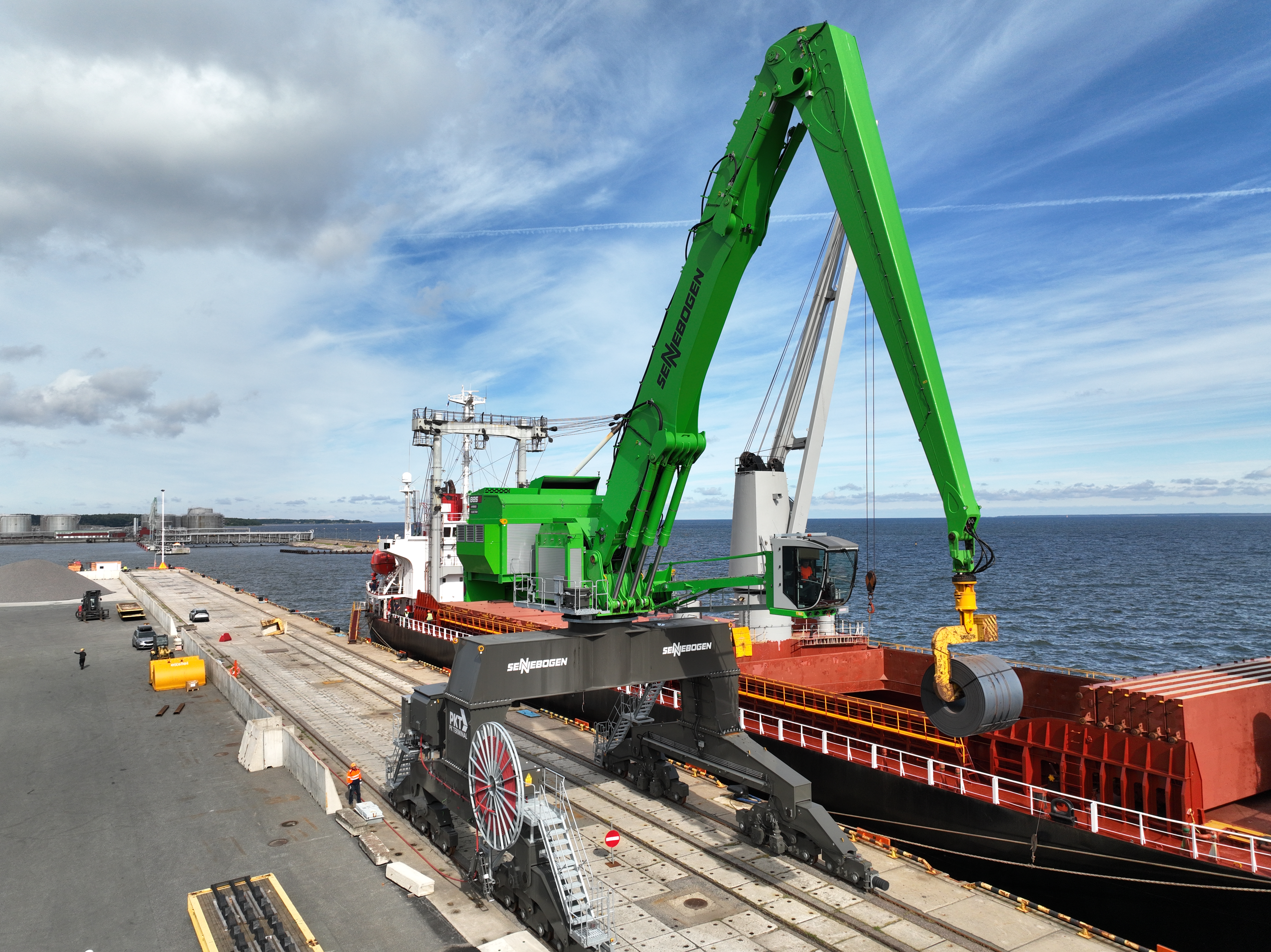 Handling of Steel Coils weighing up to 32 Tons