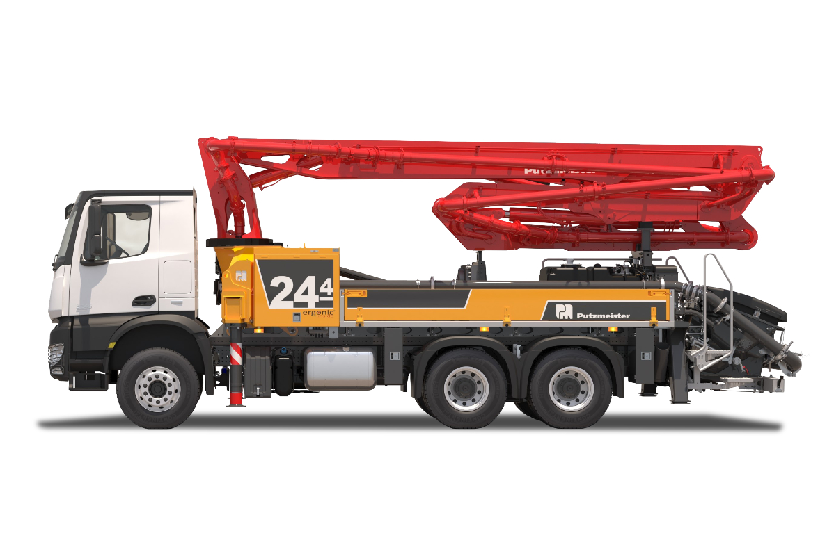Putzmeister truck-mounted concrete pump M24