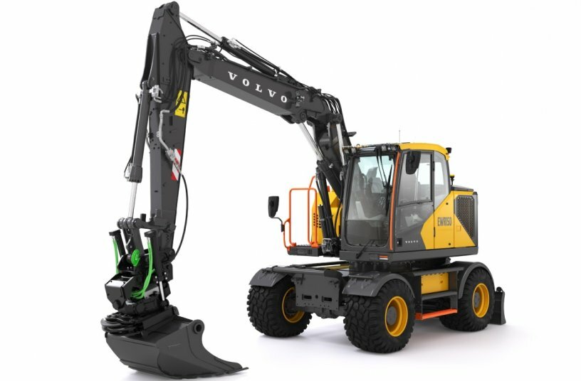 Swing into action - Volvo Construction Equipment unveil their new generation EWR150 and EWR170 short swing wheeled excavators