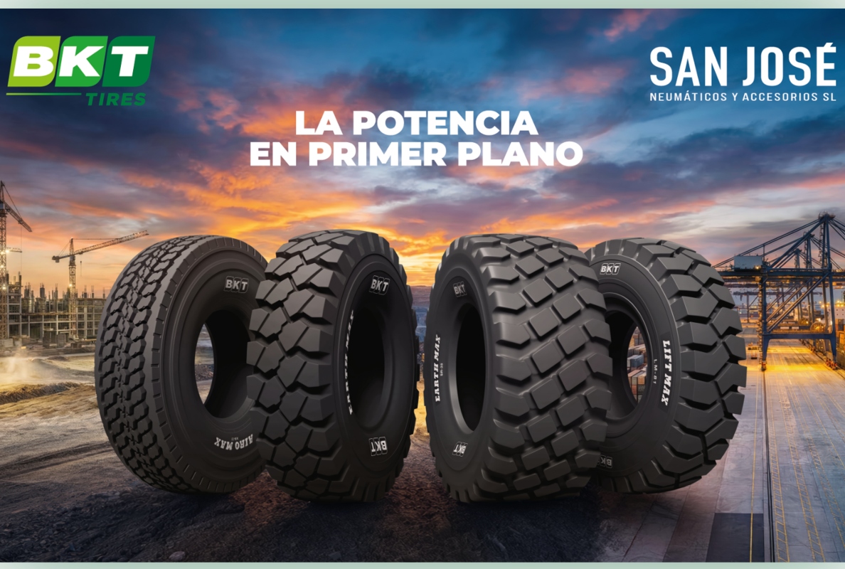BKT brings its cutting-edge tires for extreme applications to SMOPYC 2026