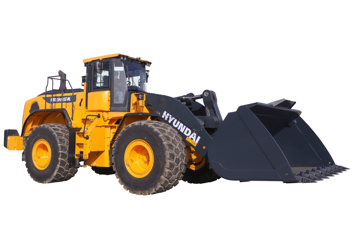 Among new models introduced at CONEXPO-CON/AGG 2023, Hyundai Construction Equipment Americas announced its largest-capacity wheel loader, the HL985A, with a standard 9.1-yd3 (7.0-m3) bucket capacity.