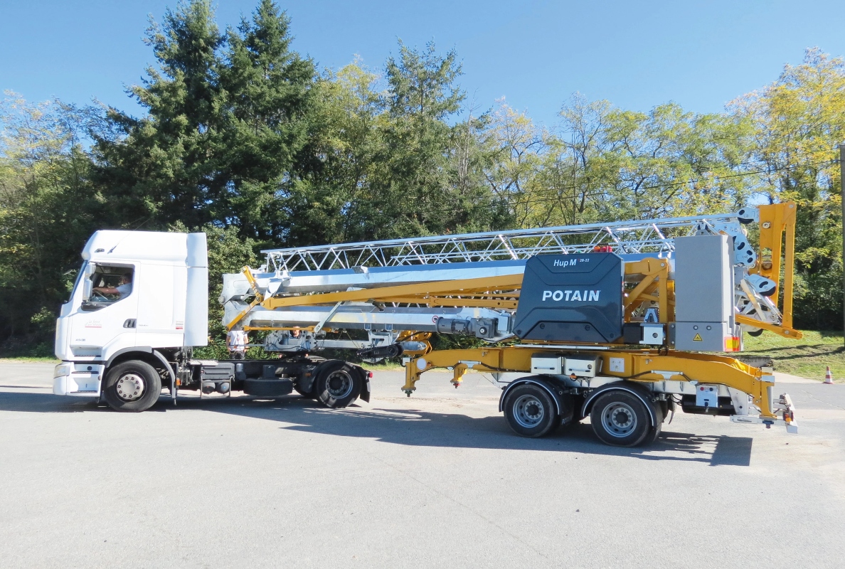 Potain self-erecting cranes in action around the world.