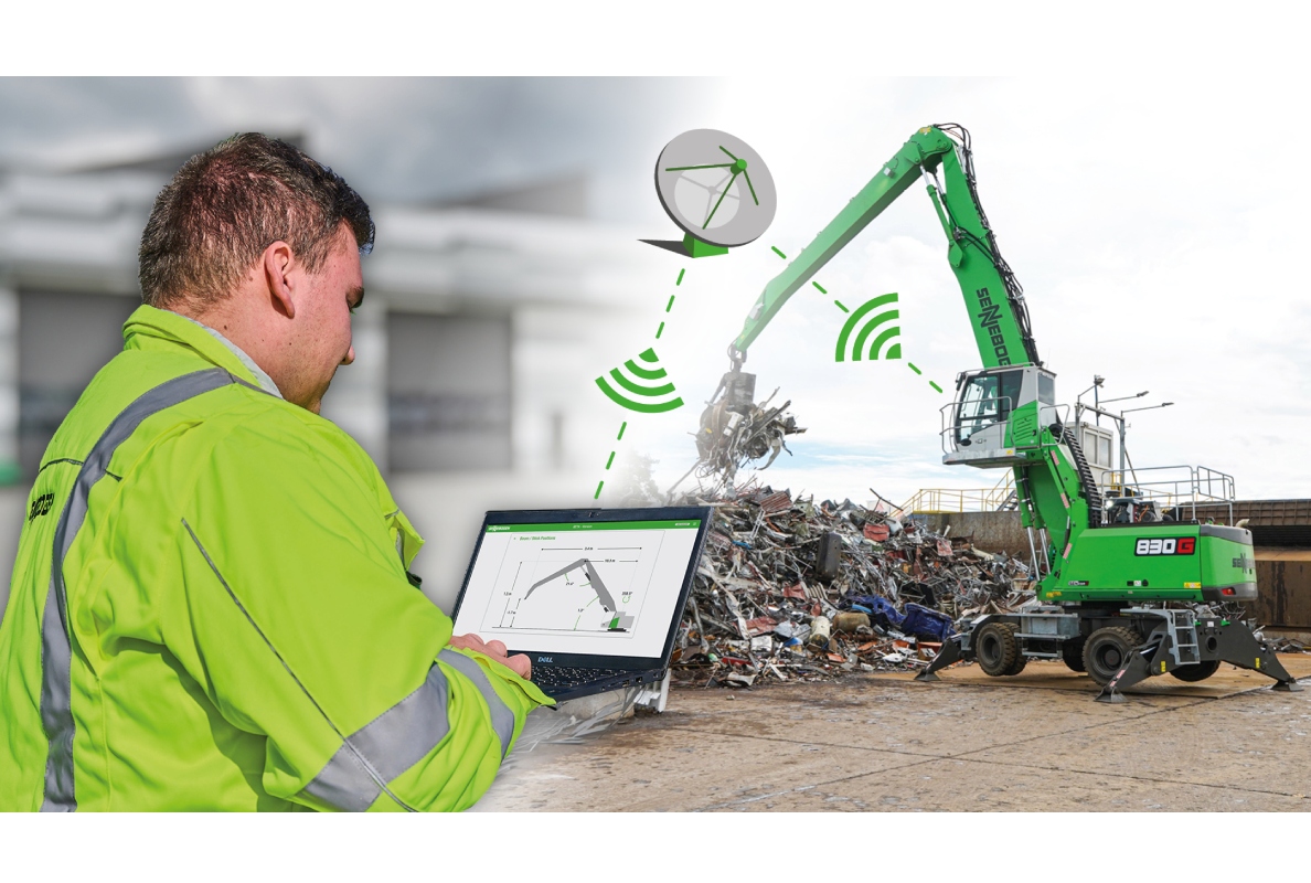 The new SENNEBOGEN control system SENcon creates the basis for the long-term technological further development of the machines through its intelligent networking and communication capability.