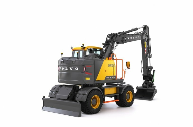 Swing into action - Volvo Construction Equipment unveil their new generation EWR150 and EWR170 short swing wheeled excavators