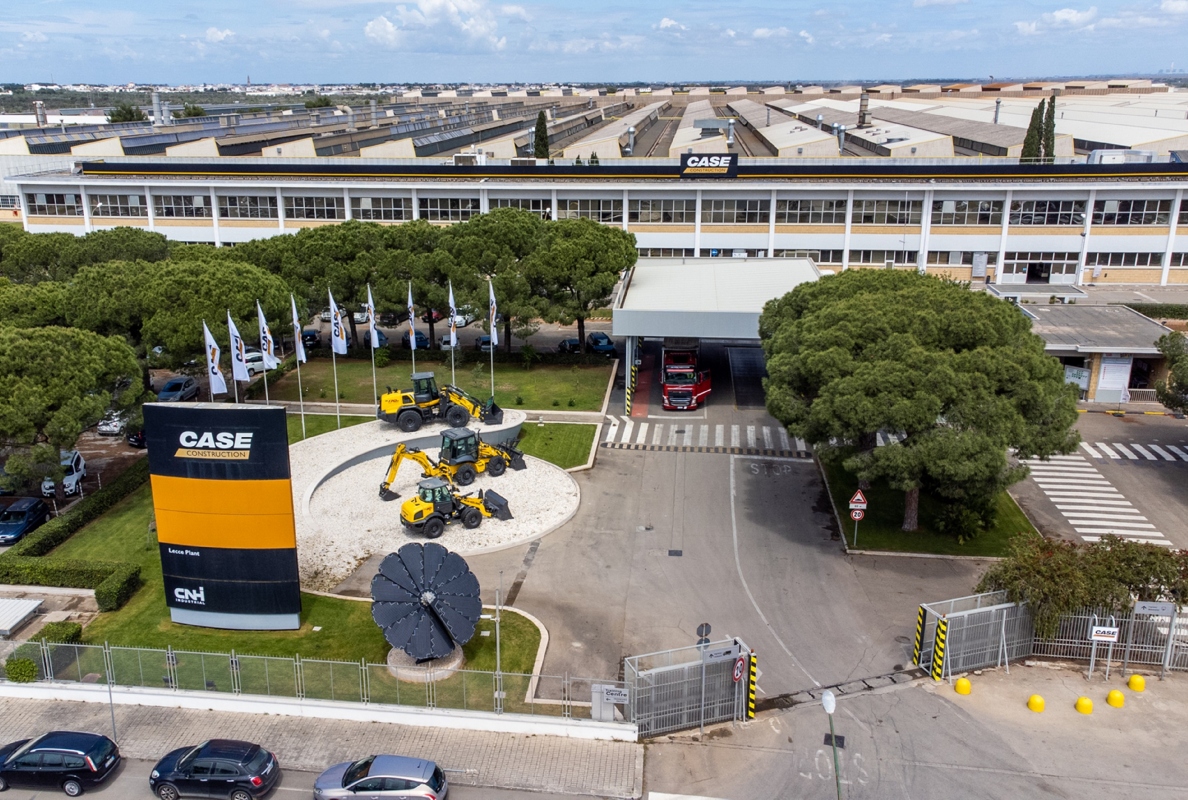 Aerial view of the Lecce Plant in Italy
